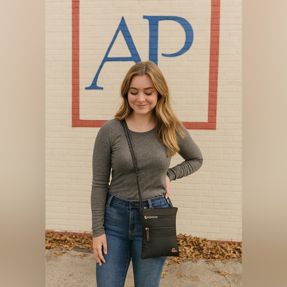 Dooney & Bourke Handbags - Dooney & Bourke Triple Zip Crossbody